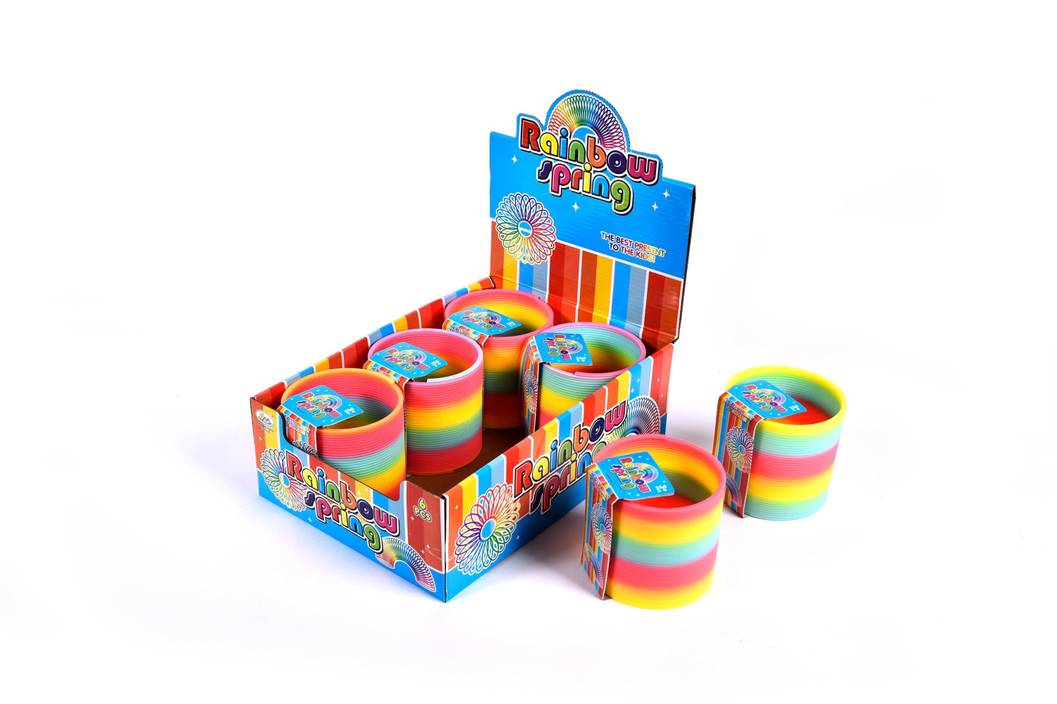 Rainbow Spring Toy - Classic Fun with a Colorful Twist!