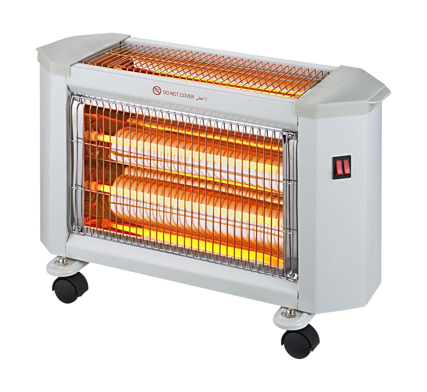 Wansa Radiant 2400W 3 Lamps Electric Halogen Heater - AE-4001