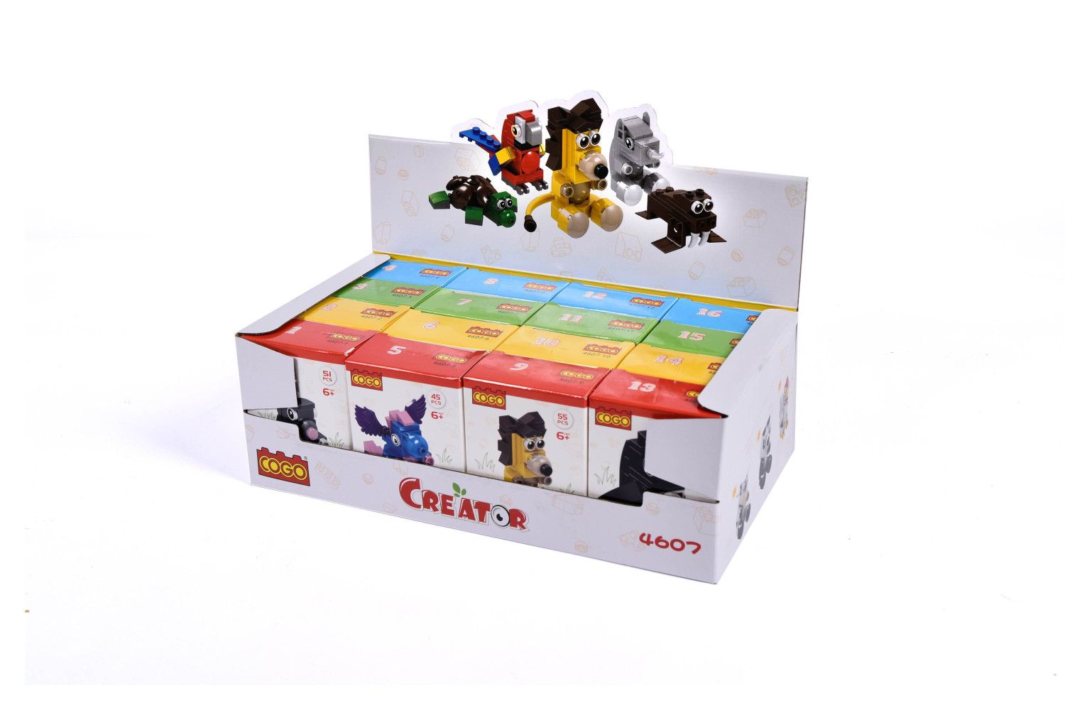 710-Piece Animal Building Blocks Set - Create Your Own Zoo!