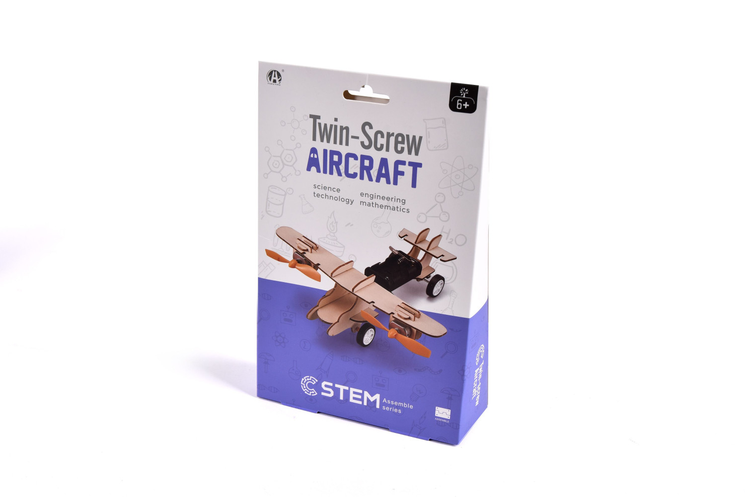 DIY Slide Twin-Screw Aircraft– STEM Educational Toy