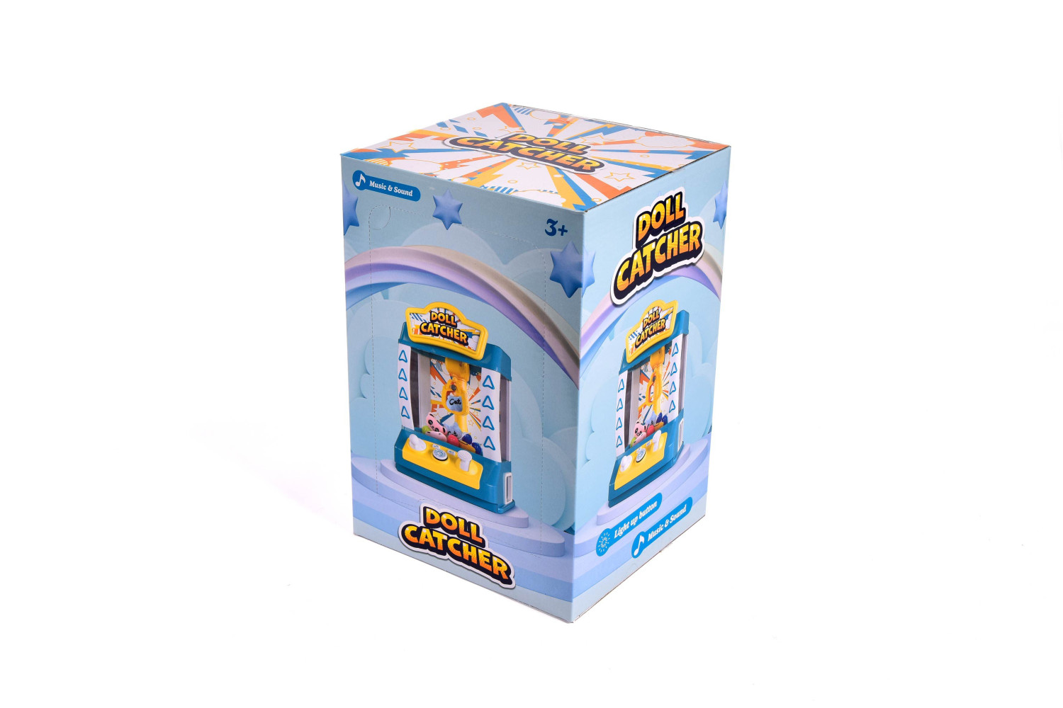 Doll Catcher Claw Machine Toy - Mini Arcade Fun for Kids!