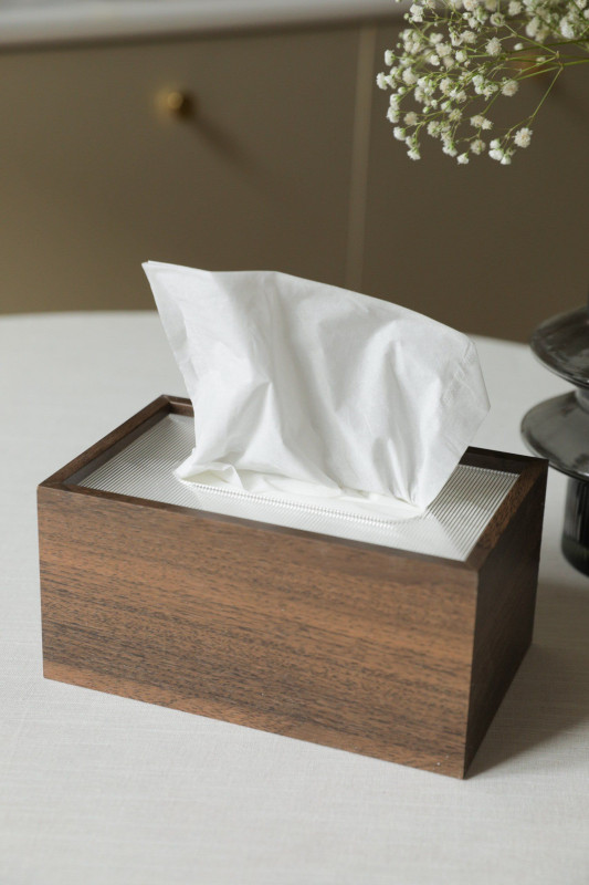 Oak Tissue Box — TB25-WD
