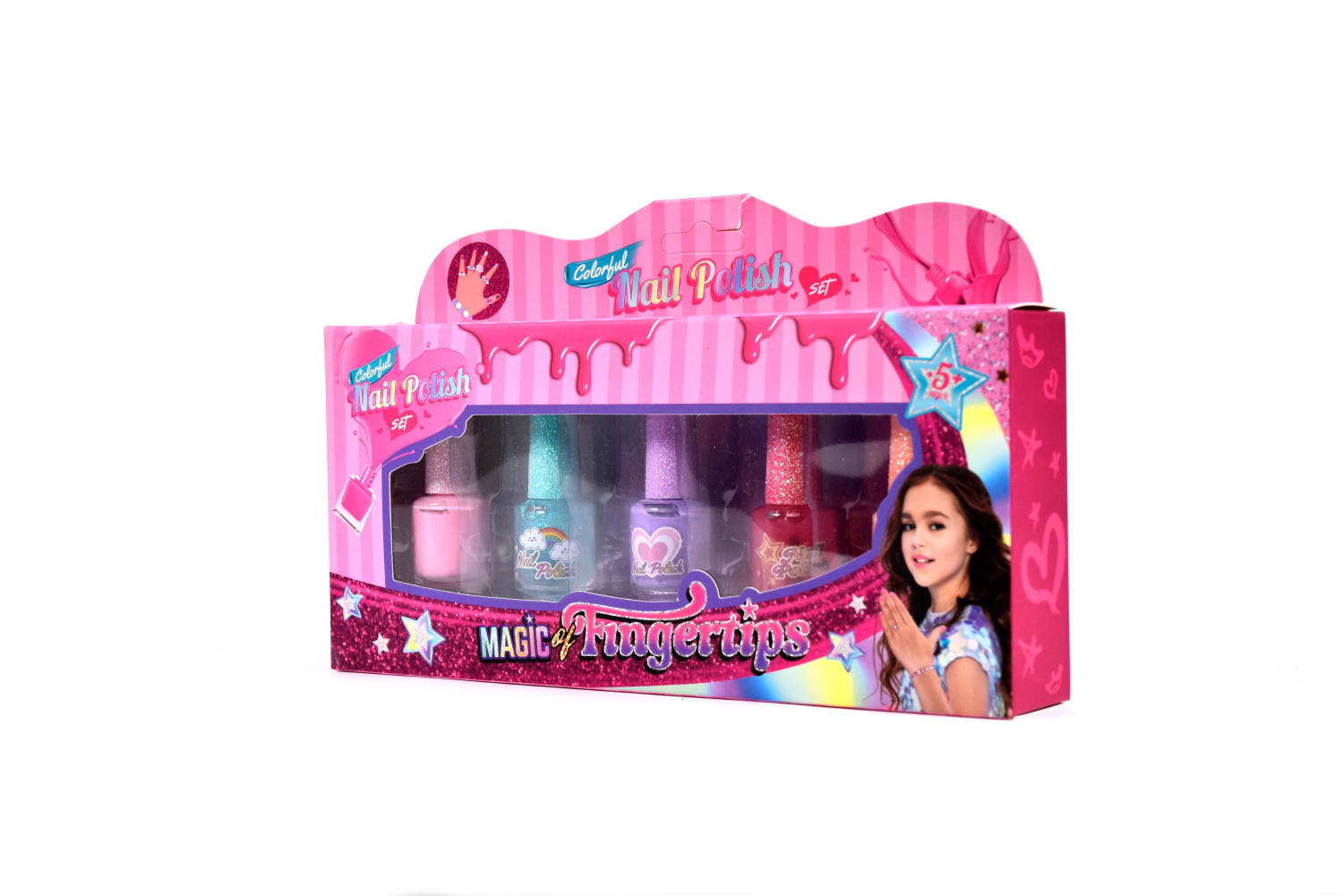 Colorful Nail Polish Set - Magical Fun for Little Fashionistas!
