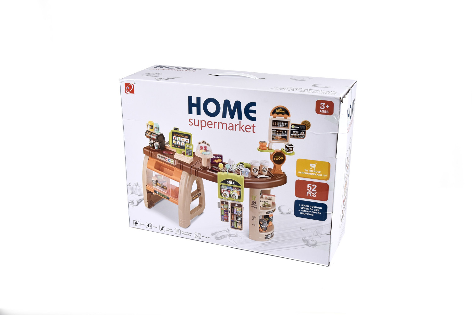 Home Supermarket Playset - Realistic Shopping Fun for Kids!