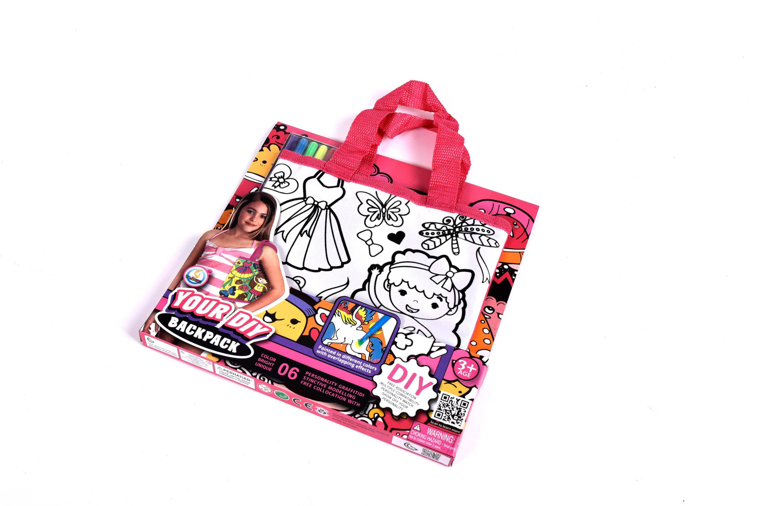 DIY Coloring Backpack Set - Creative Fun for Kids!