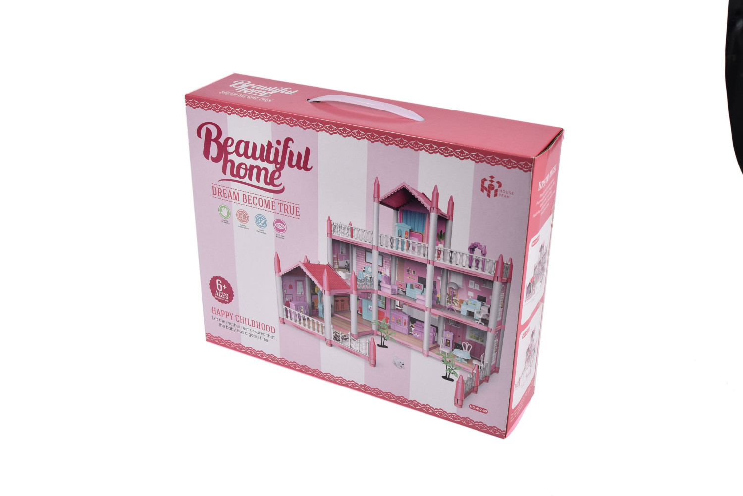 Beautiful Home Dollhouse Playset - Dreamy Mansion for Endless Fun!