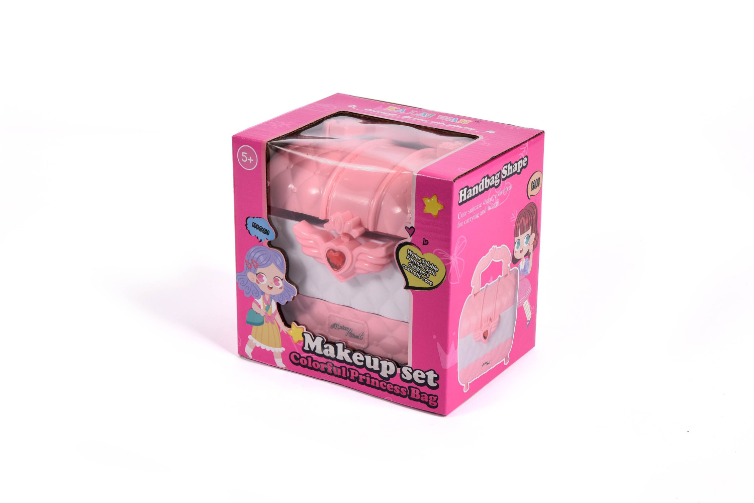 Makeup Set with Colorful Princess Bag - Perfect Beauty Playset for Kids!