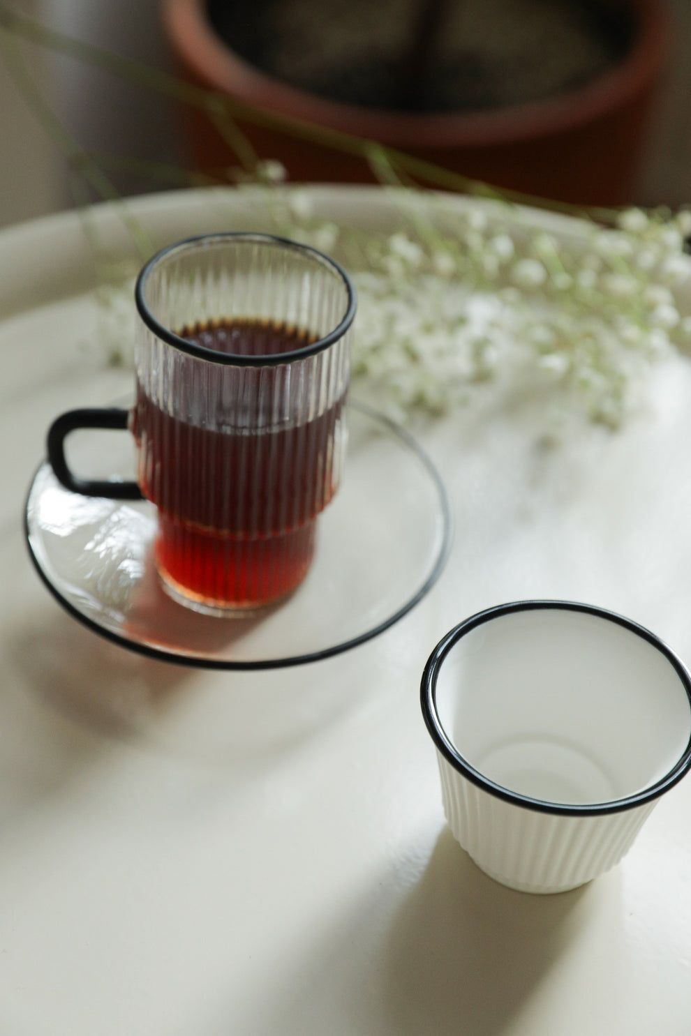 Flute Tea and Coffee Set — ES25-FLGB