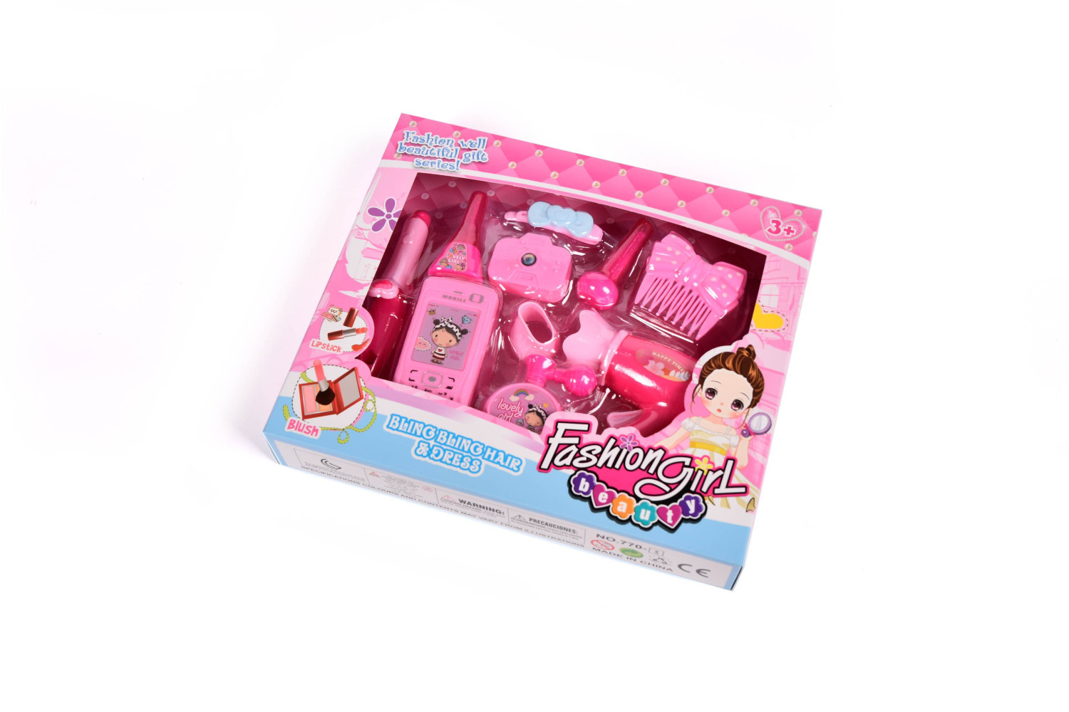 Fashion Girl Beauty Playset - Glamorous Fun for Little Stylists!