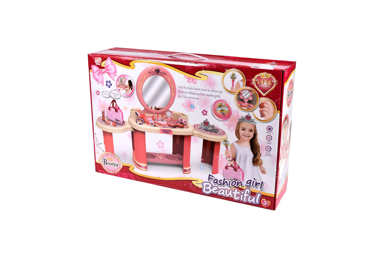 Fashion Girl Vanity Table Playset - Beautiful Roleplay for Kids!