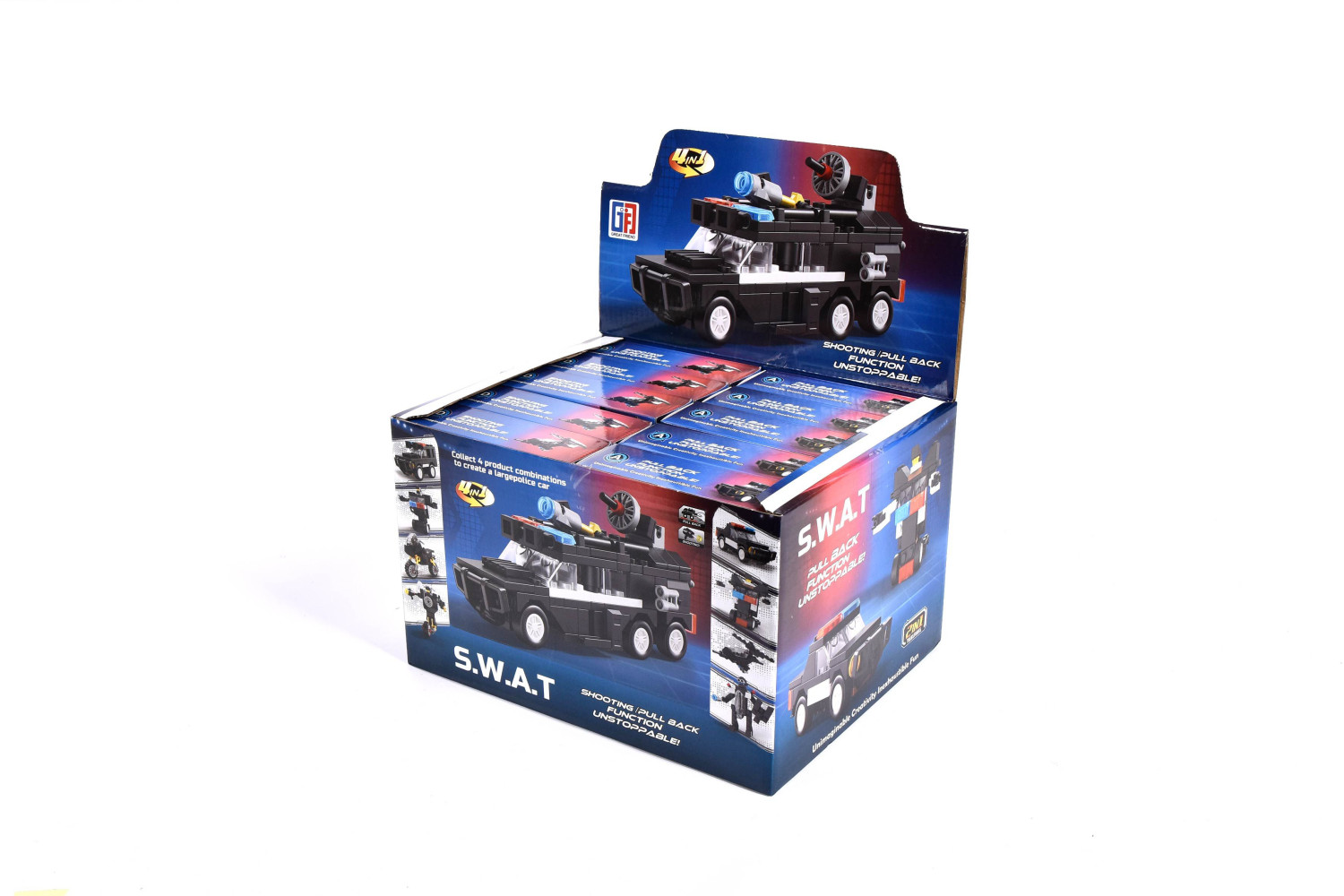 Police Action Vehicle Building Set - Create Your Ultimate Task Force!
